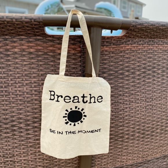 Mindfulness Cotton Tote Bag with 26” inch handles - Picture 4 of 4